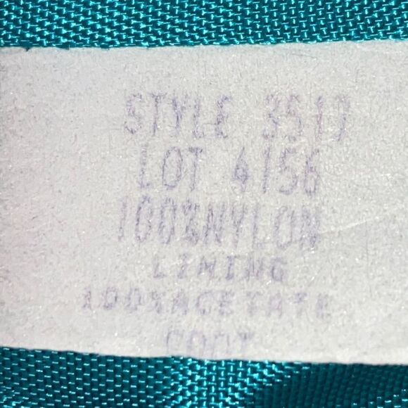 VTG Nah Nah Collection Lace Emerald Sequins Women Blazer Sz 12 Made In USA - Picture 15 of 16